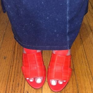 Via Spiga Red Sandals